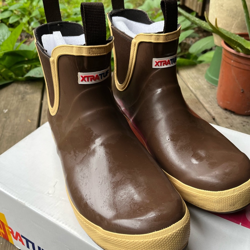 XTRATUF Brown Ankle Boots